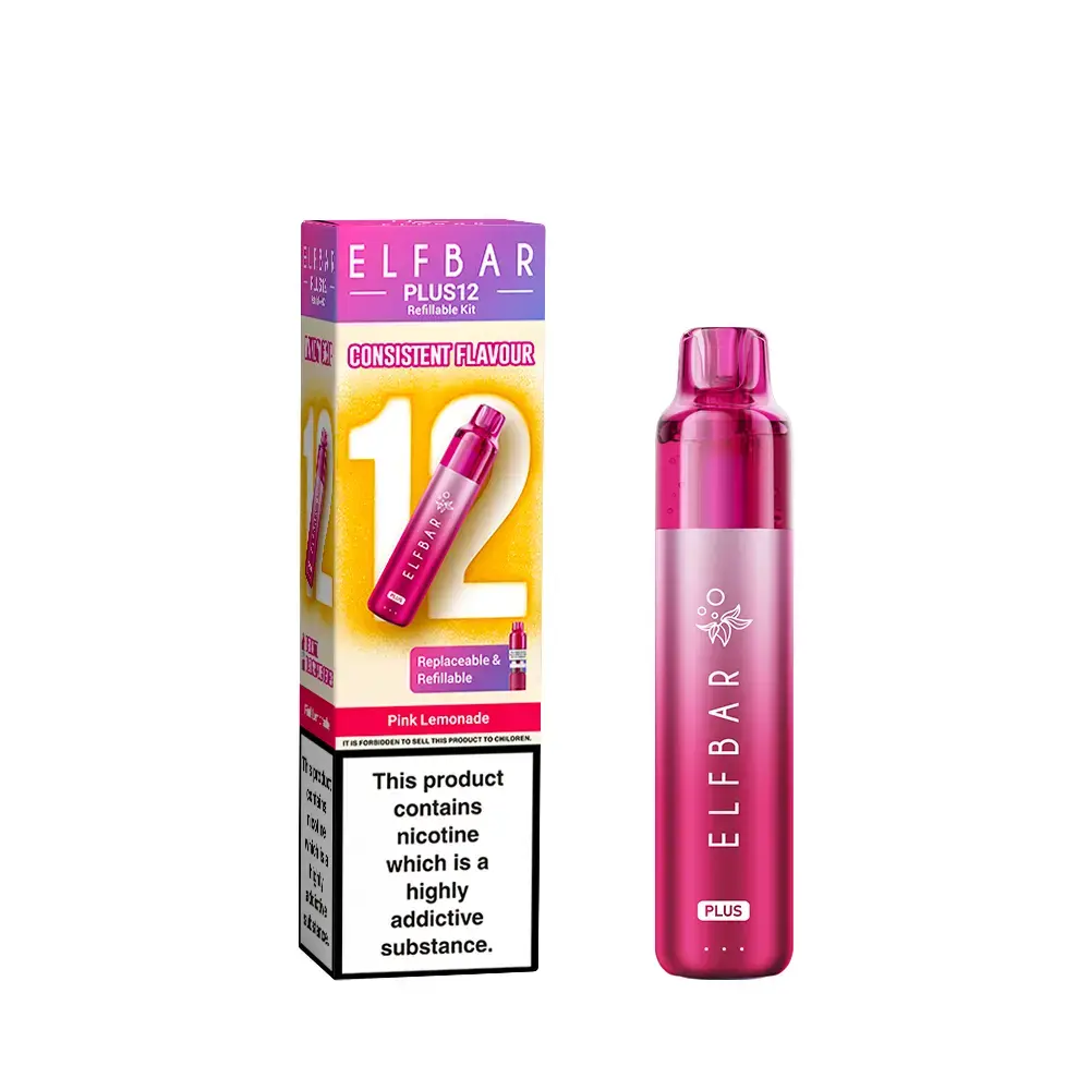 Elf Bar Plus 12 Prefilled Pod Kit - Pink Lemonade